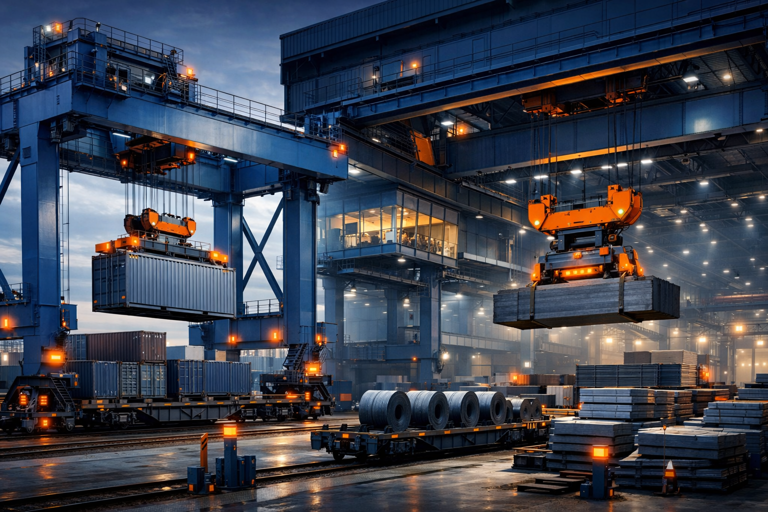 Роботизация кранов