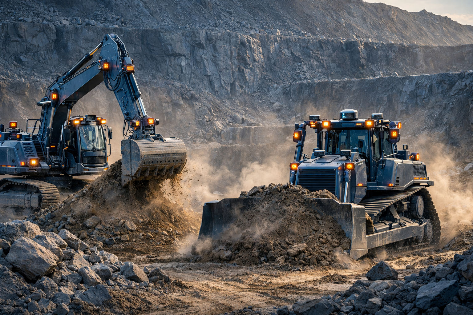 Роботизация землеройной техники